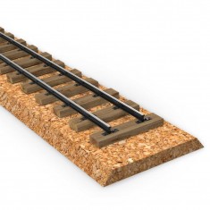 S Cork Roadbed for Model Making