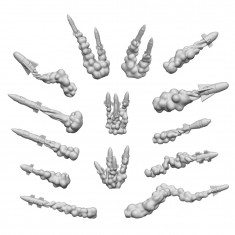 1/48 Resin Missile Launcher Effect for Dioramas