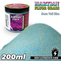 Martian Fluor Grass - Neon Yeti Blue - 200ml for Diorama Scenery