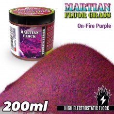 Martian Fluor Grass - On Fire Purple - 200ml for Diorama Scenery