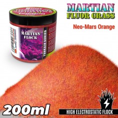 Martian Fluor Grass - Neo-Mars Orange - 200ml for Diorama Scenery