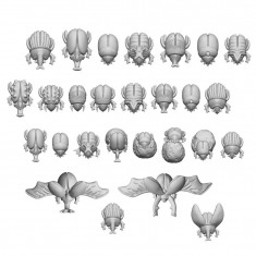 1/48 Resin Egyptian Scarabs for Dioramas (3D Printed)