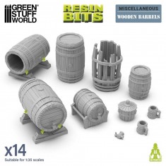 1/35 Wooden Barrels (7pcs)