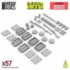 1/35 WWII American Grenades (50pcs)
