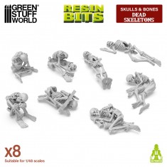 1/48 Dead Skeletons (8pcs)