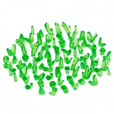 Green Resin Crystals - Small for Dioramas and Scenery (80pcs)