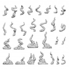 1/48-1/35 Resin Smoke Effect for Dioramas