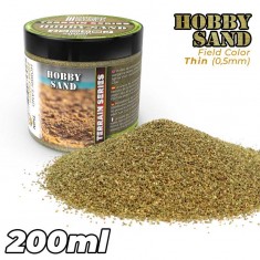 Thin Hobby Sand #Field Sand (200ml) Size of Grain: Approx. 0.5mm
