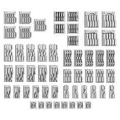 Mecha Model Detail Parts - Heat Sink Plates