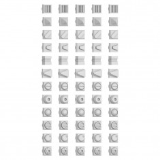 Mecha Model Detail Parts - Square Rivets with 3mm Gundam Pegs