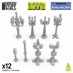 1/48 Standing Candle Holders (12pcs)
