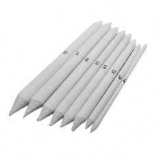 Paper Blending Stumps for Pigments, Charcoal and Miniature Weathering (8pcs)