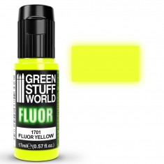 UV-Reactive Fluorescent Acrylic Model Paint - Yellow (17ml)
