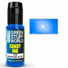 Transparent Gloss Candy Acrylic Ink for Models - Sapphire Blue (17ml)