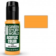 Maxx Formula Matt Acrylic Model Paint - Go Mango (17ml)