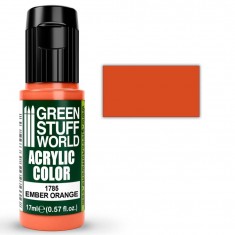 Maxx Formula Matt Acrylic Model Paint - Ember Orange (17ml)