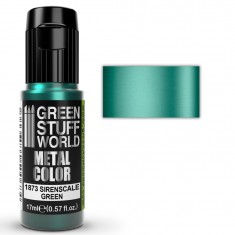 Metallic Acrylic Paint Sirenscale Green (17ml)
