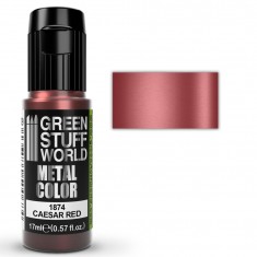 Metallic Acrylic Paint Caesar Red (17ml)