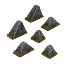 1/48-1/35 Resin Dragon Teeth Traps for Tanks for Dioramas