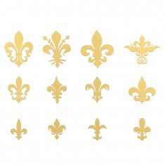 Fleur De Lys Symbols for Dioramas and Scenery