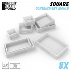 Containment Moulds for Square Bases