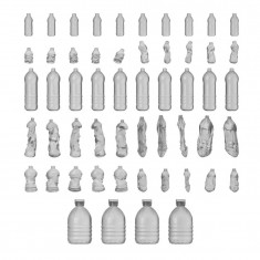 1/48 Resin Water Bottles for Dioramas