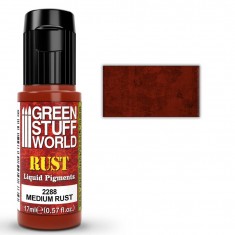 Liquid Weathering Pigments for Models - Medium Rust