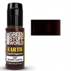 Liquid Weathering Pigments for Models - Burnt Earth