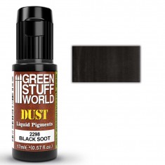 Liquid Weathering Pigments for Models - Black Soot