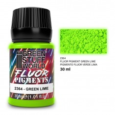Model Weathering Pigment Powder - Fluor Green Lime (30ml)
