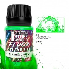 Acrylic Splash Gel - Flaming Green for Models and Dioramas (30ml)