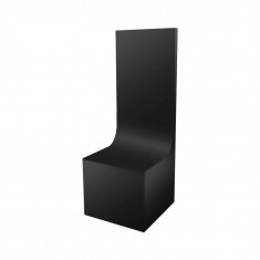 Backdrop Display Plinth Black (5 x 5 x 5cm)