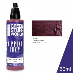 Semi-Transparent Dipping Ink Acrylic Miniature Paint - Burgundy Dip (60ml)