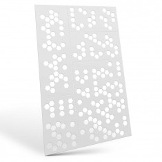 Flexible Airbrush Masking Stencils - Hex Camo (4x5mm)