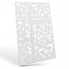 Flexible Airbrush Masking Stencils - Pixel Camo (9mm Approx.)