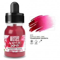 Transparent Acrylic Ink - Magenta for Miniature Painting (30ml)