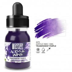 Transparent Acrylic Ink - Purple for Miniature Painting (30ml)