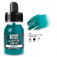 Acrylic Ink Opaque - Turquoise for Miniature Painting (30ml)