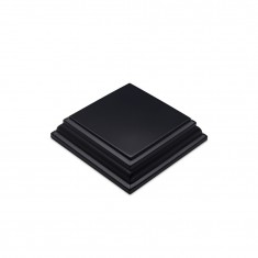 Square Wood Display Bases Black (5 x 5cm)