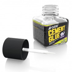 Slow-drying Plastic Cement Glue (40ml, Fine Applicator Brush)