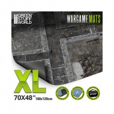 Wargaming Neoprene Mat 4x6' Ground Zero District (120x180cm)