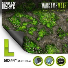 Wargaming Neoprene Mat 44x60" Boneblight Marsh (112x152cm)
