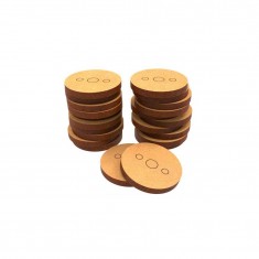 MDF Bases Round (25mm, 20pcs)