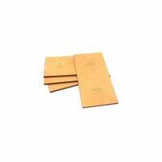 MDF Bases Rectangle (100 x 50mm, 4pcs)