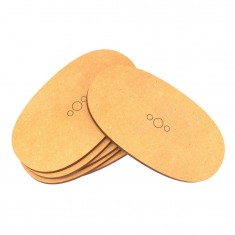 MDF Bases Oval (75 x 42mm, 6pcs)