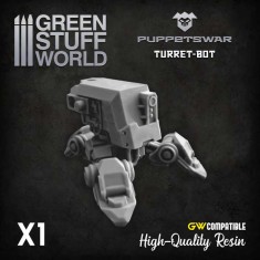 Puppetswar Turret-bot for 28/32mm Wargame Miniatures