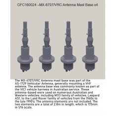 1/16 MX-6707/VRC Antenna Mast Base x4