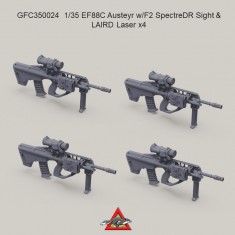 1/35 EF88C Austeyr w/F2 SpectreDR Sight & LAIRD Laser (4pcs)
