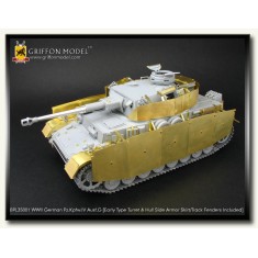 Upgrade Set for 1/35 WWII German Panzer IV Ausf.G for Dragon kit #6363