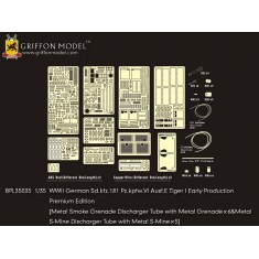 1/35 SdKfz.181 Pzkpfw.VI Ausf.E Tiger I Early Premium Detail Set for Dragon #6369 kit
